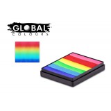 Global Bright Rainbow Split Cake 